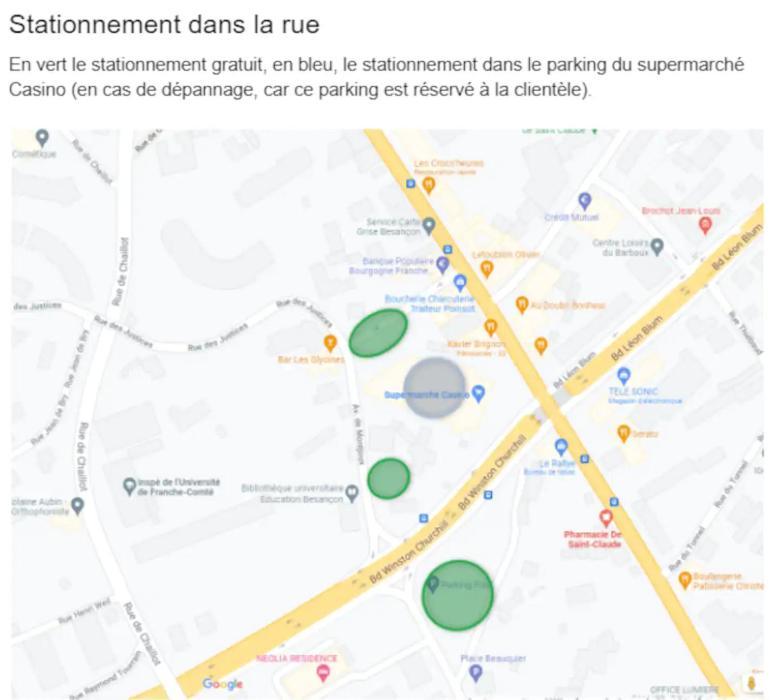 Le Montjoux, Appartement Calme, Toutes Commodites Besançon Eksteriør billede